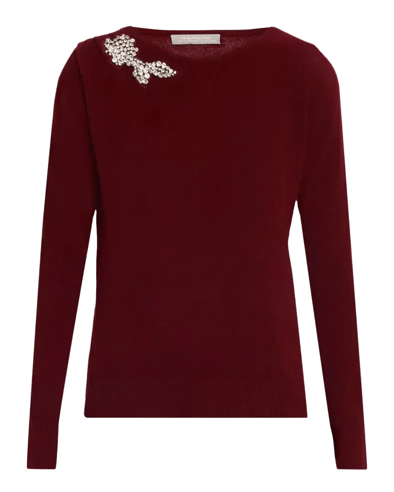 Cashmere Crystal Applique Sweater