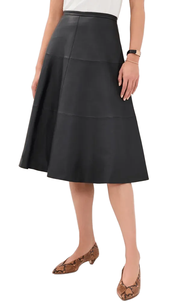 Leather Circle Skirt