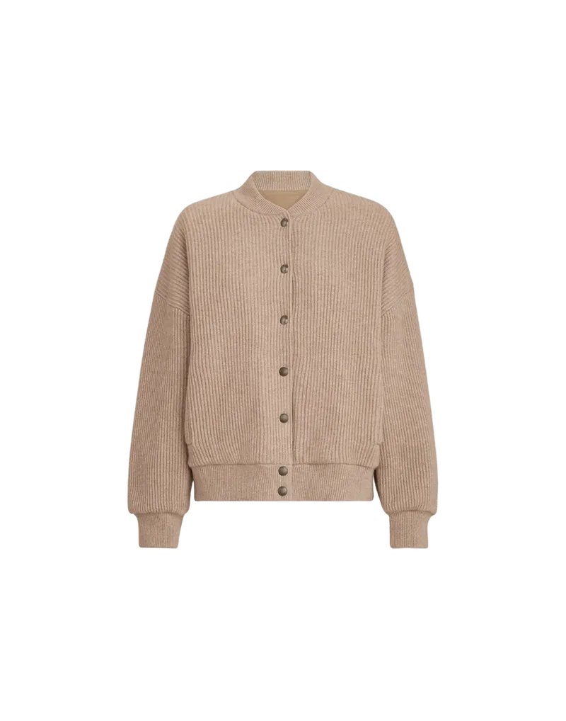 Bomber jacket with padding