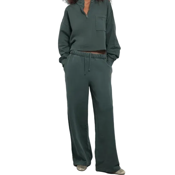 Organic Fleece Straight Leg Sweatpant