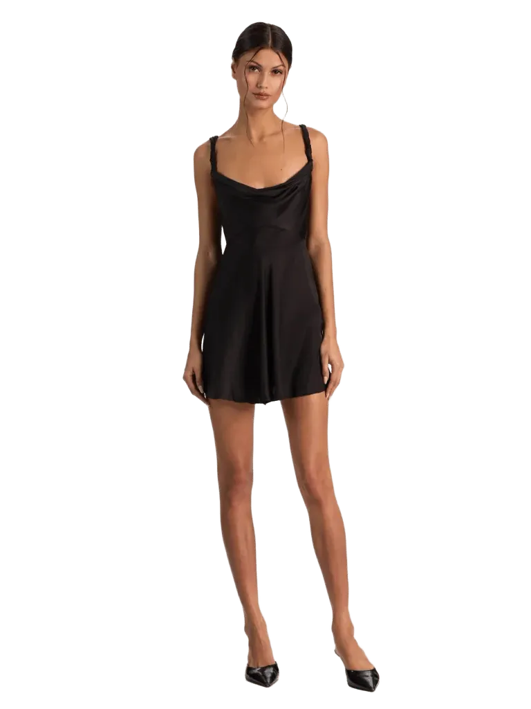 MONIQUE MINI DRESS - BLACK