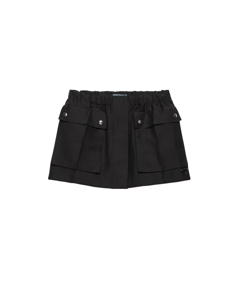 Kid mohair miniskirt