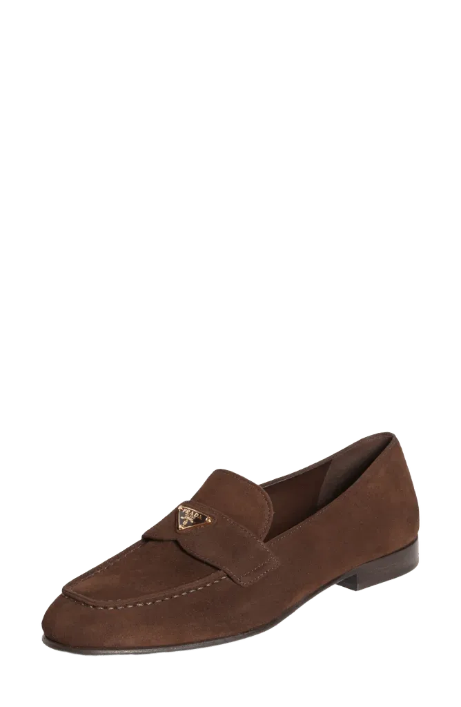 Logo Suede Loafer