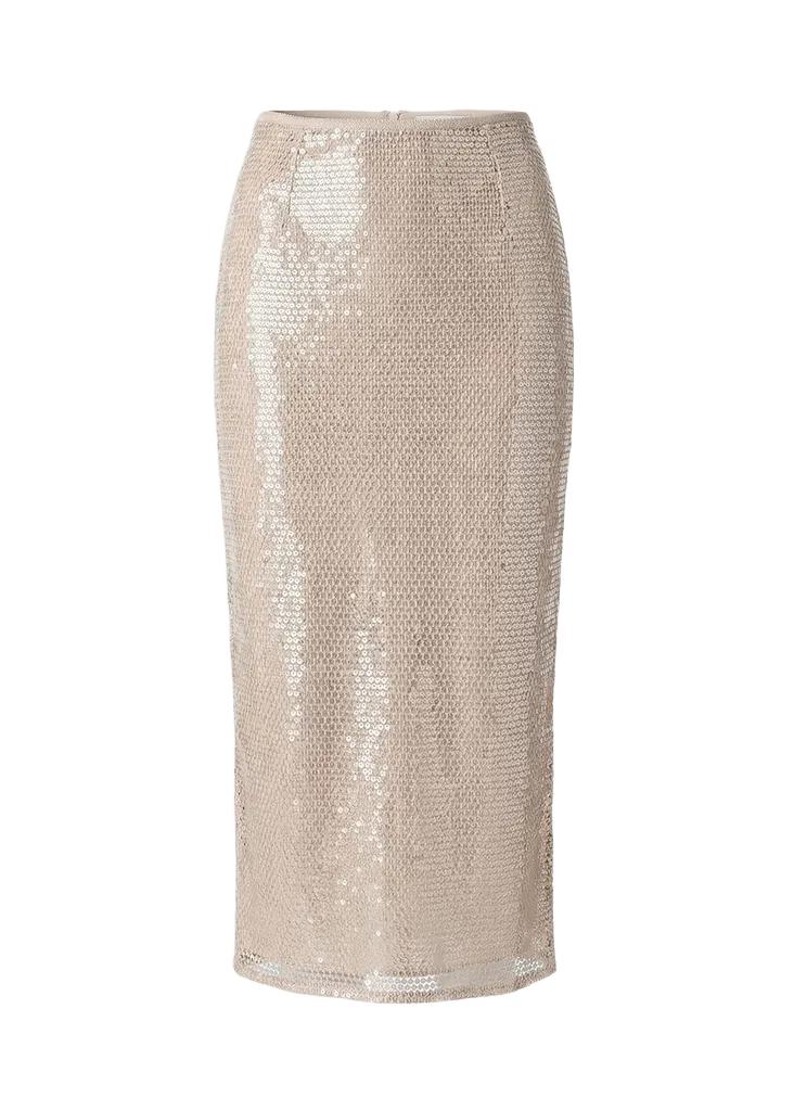 Toccin Leilani Sequined Pencil Skirt