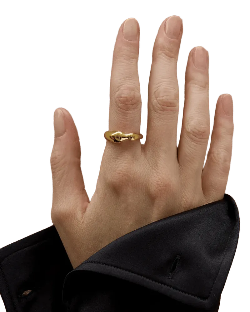 Le Bisou Ring In Gold Vermeil