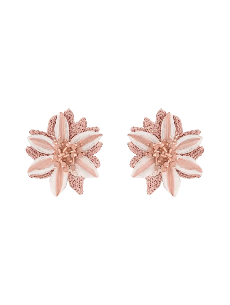 Beaded Lily Earrings