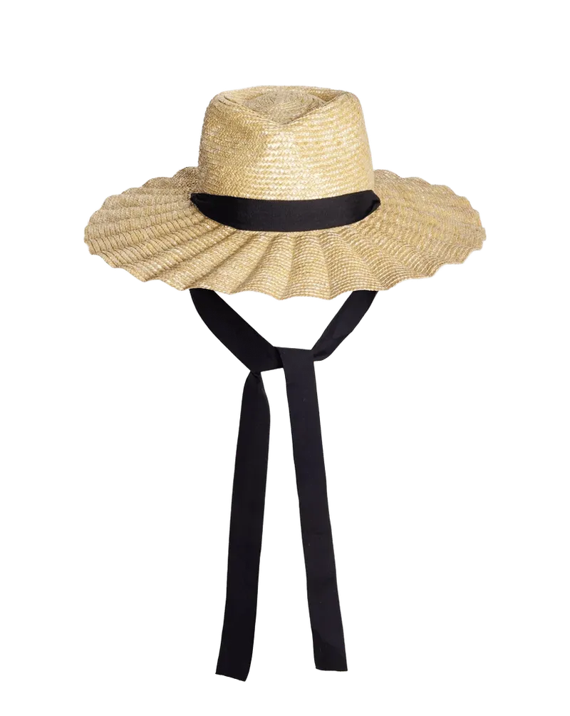 Le Rita Straw Hat in Tan | Veronica Beard
