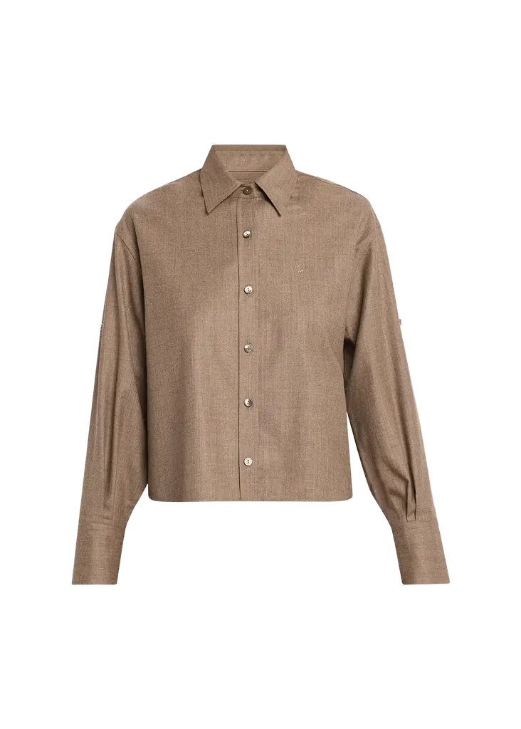 Stretch-Wool Shirt