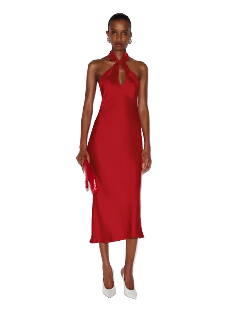 Meli Silk Twill Dress