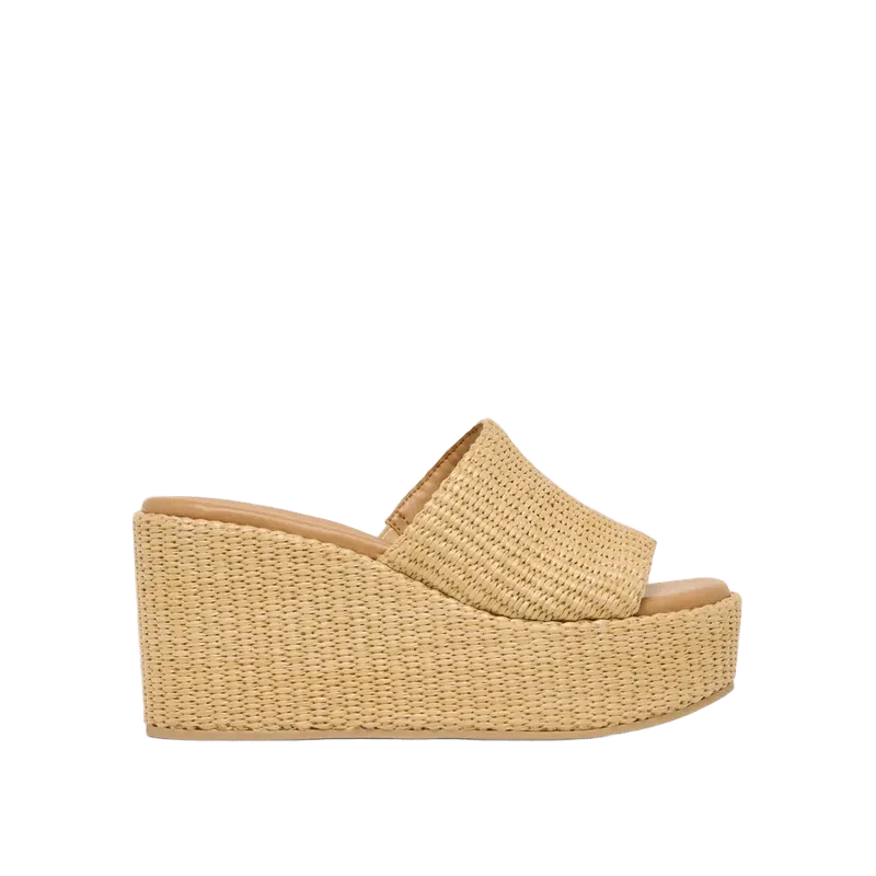 Joclyn Wedges Lt Natural Raffia
