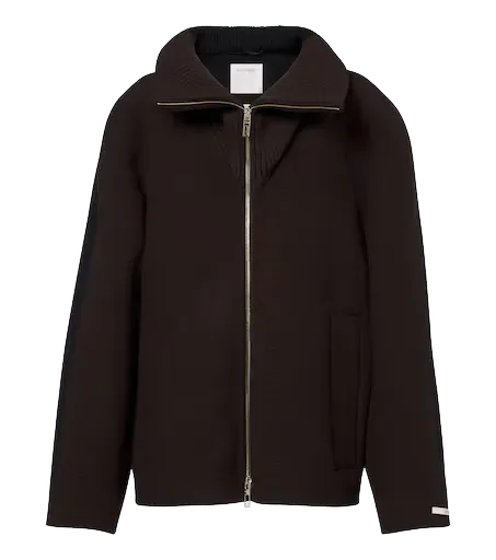 Wool and cashmere jacket