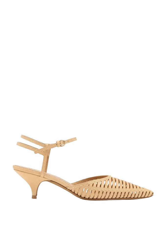 Francine Cage Kitten Heel - Miele