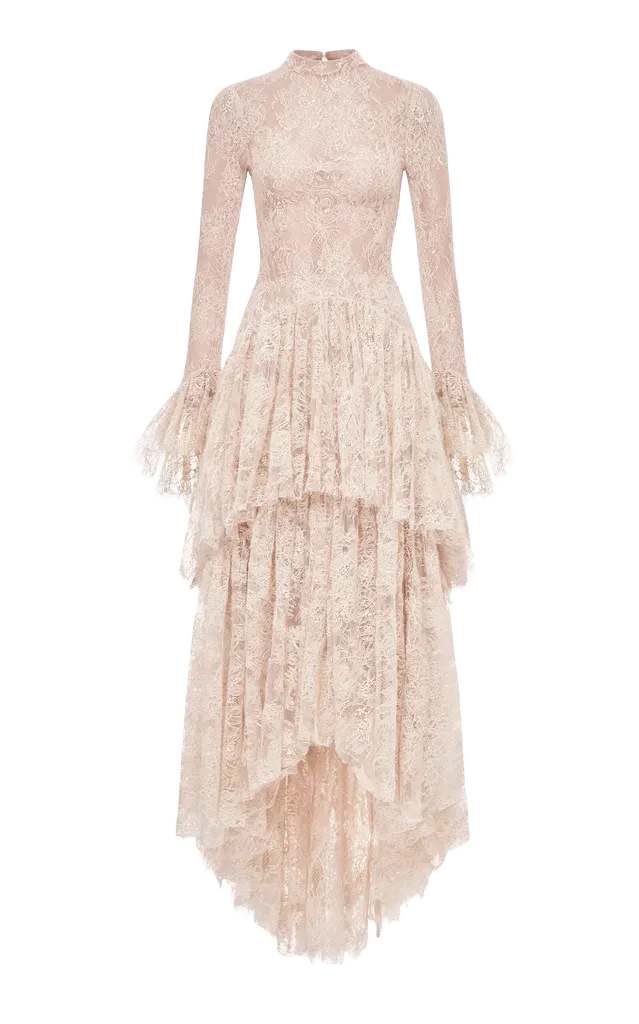 Lace Mullet Maxi Dress