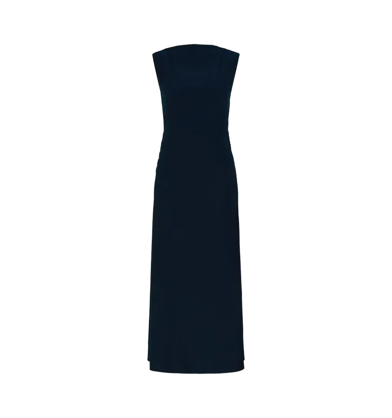 The Sloane Dress in Midnight Navy