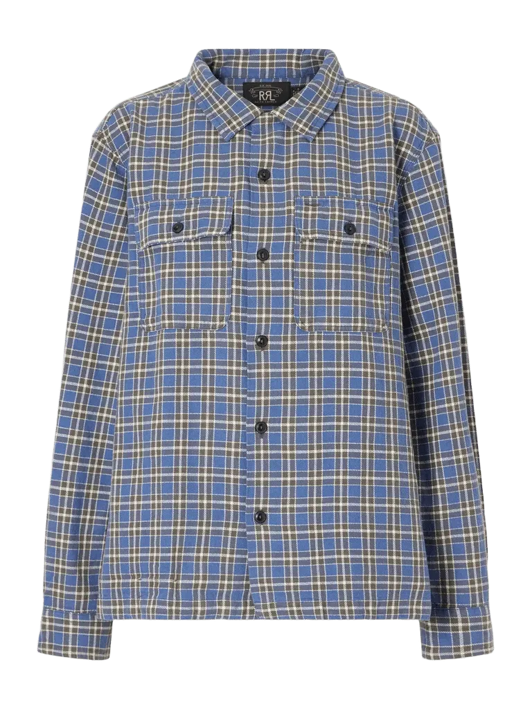 Matlock Camp checked cotton-twill shirt