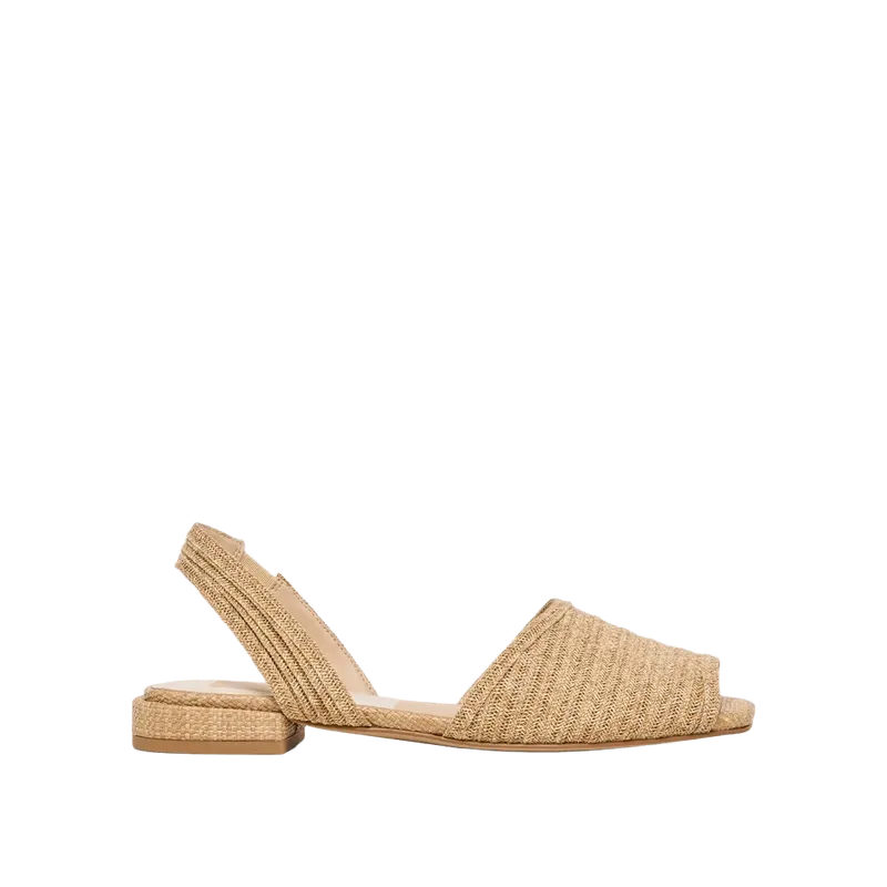 MARZY SANDALS NATURAL RAFFIA