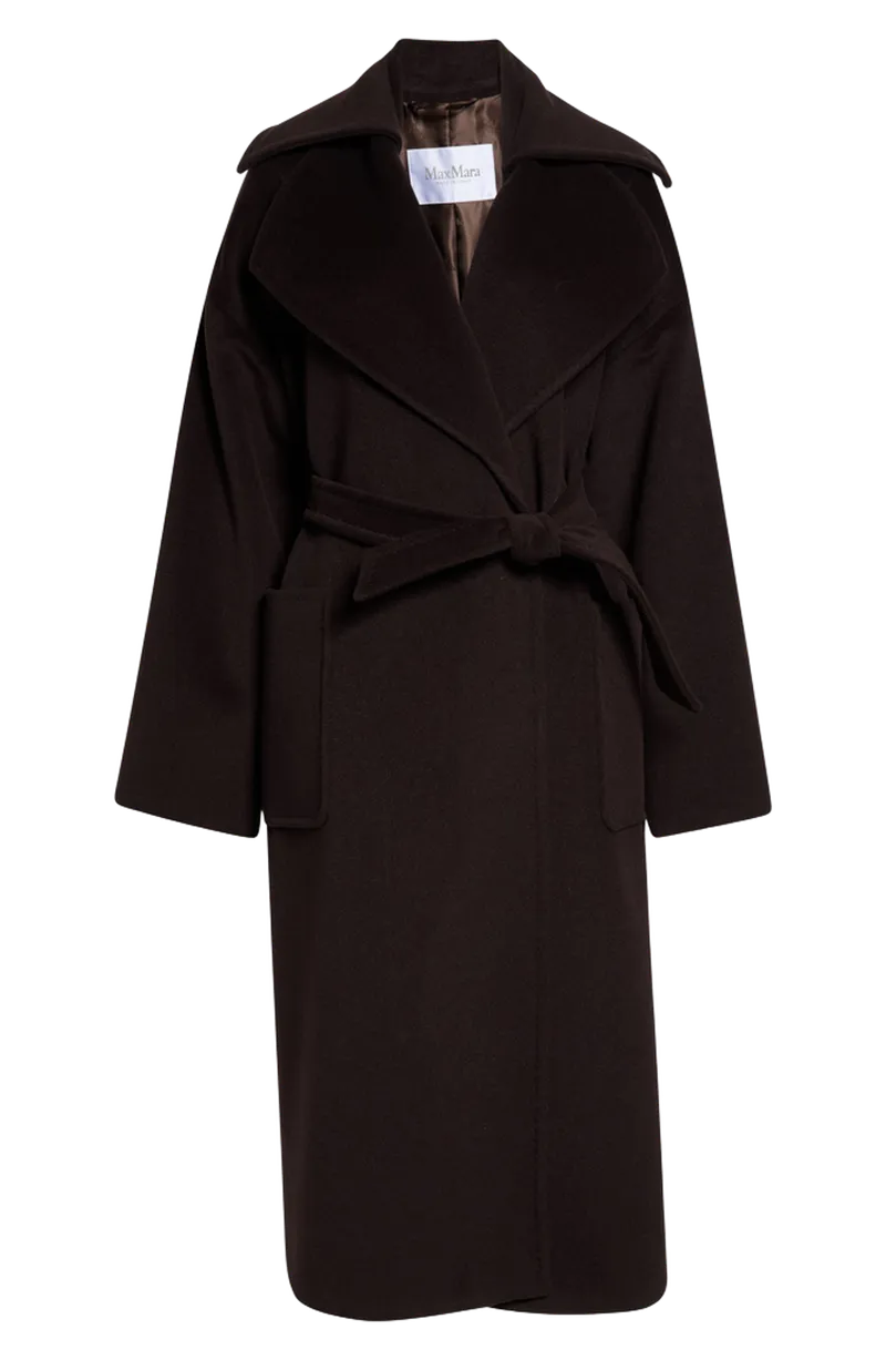 Panda Belted Virgin Wool, Alpaca & Cashmere Coat