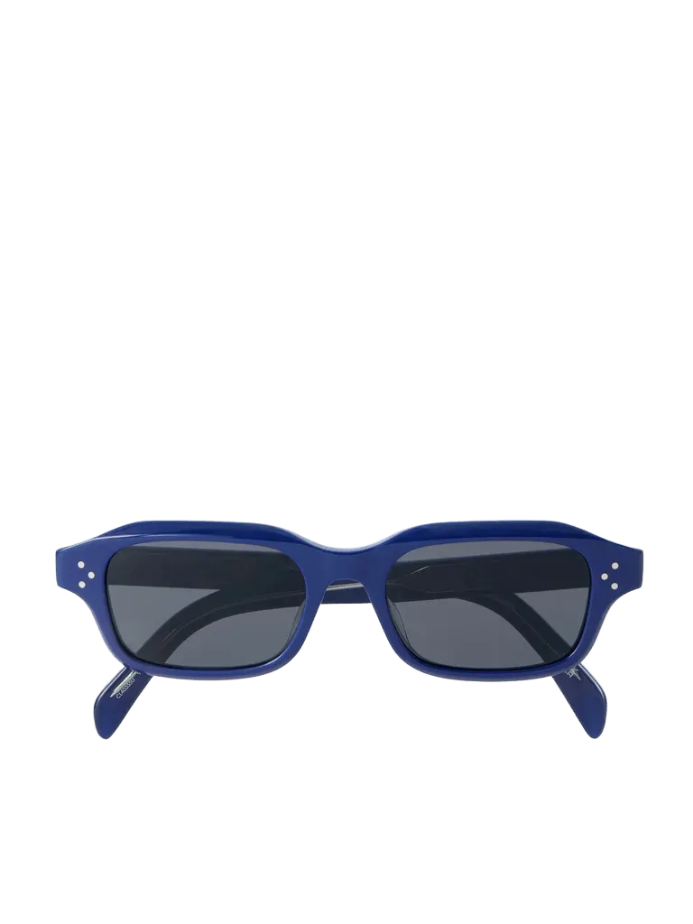 Celine square-frame sunglasses - blue - One Size
