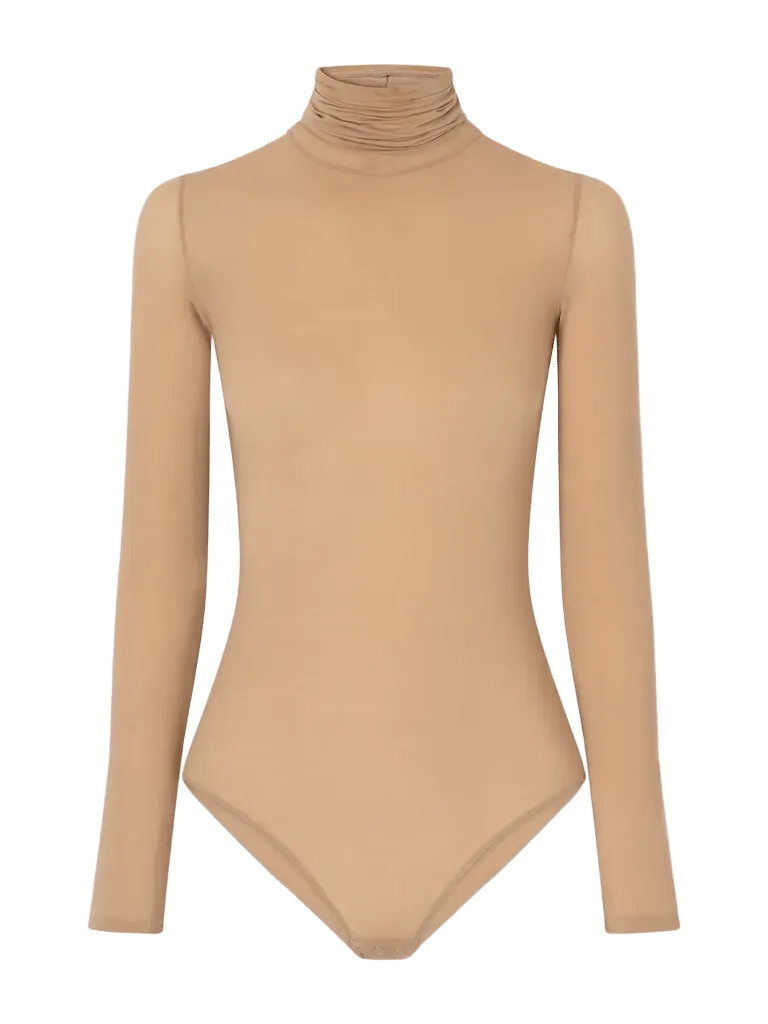 Basile jersey turtleneck bodysuit