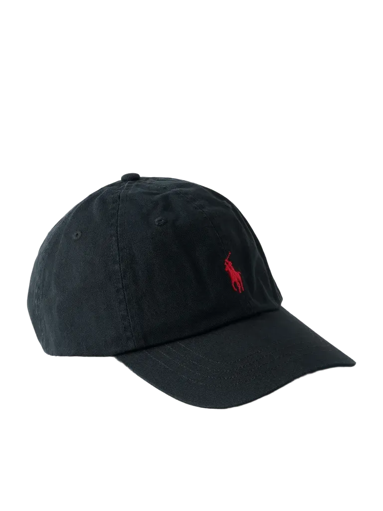 Embroidered cotton twill cap
