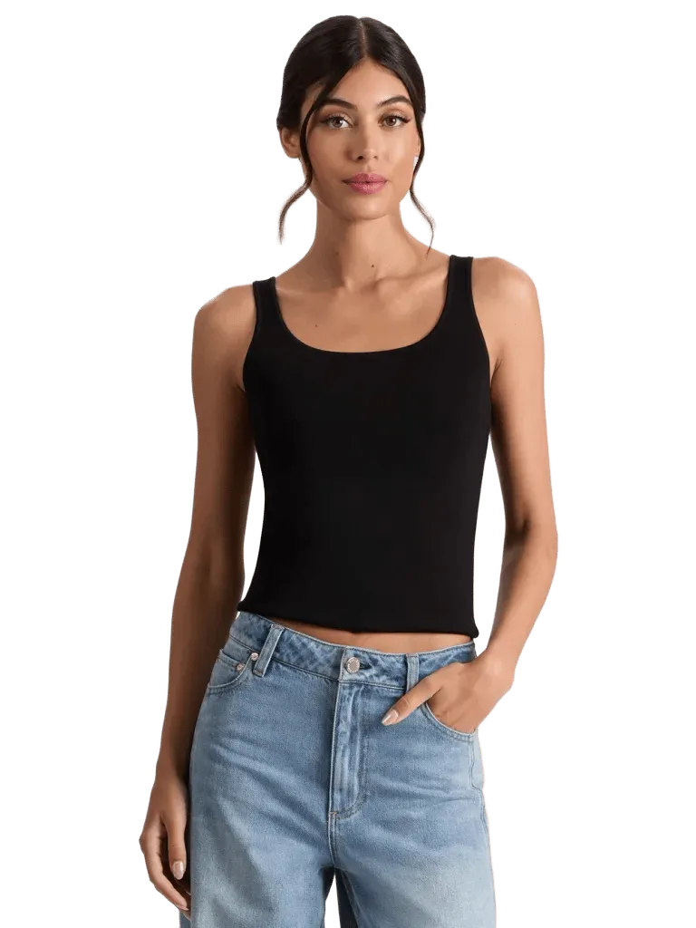 DARYN SCULPTING TANK - BLACK