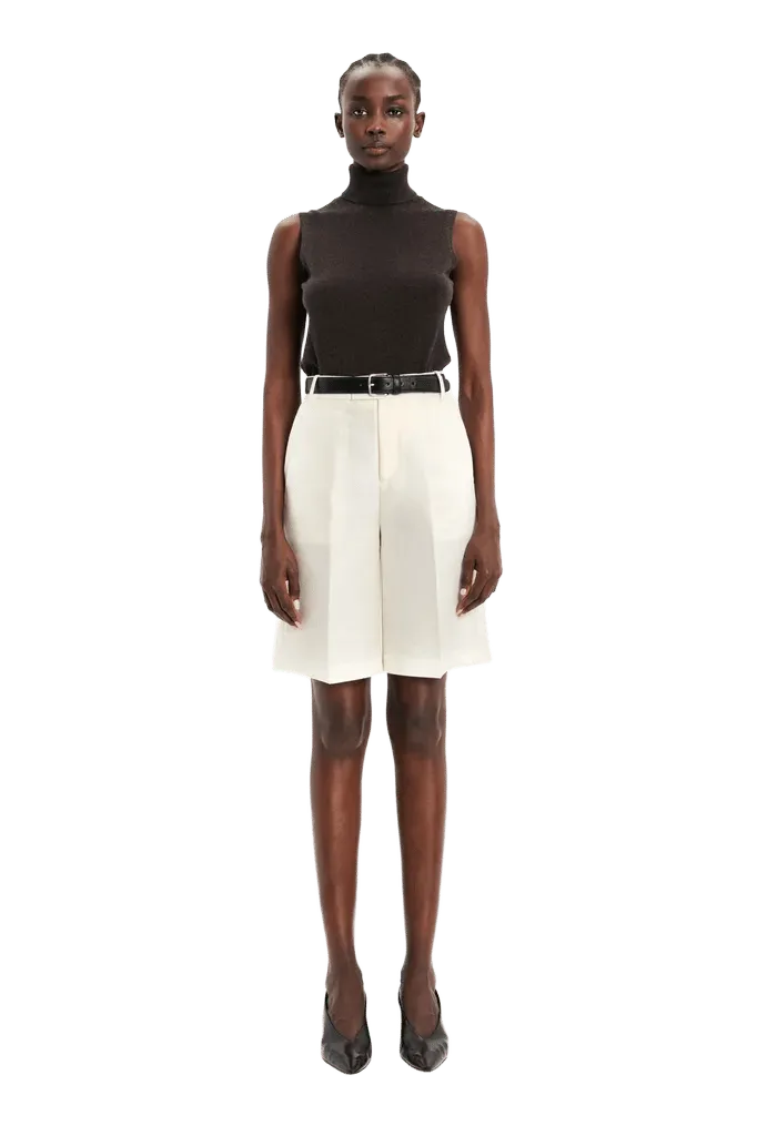 Poppy Vest - Mocha Marl