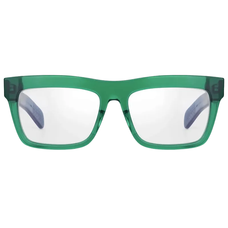 Bugatti 44BGNRX Crystal Green Eyeglasses — Green