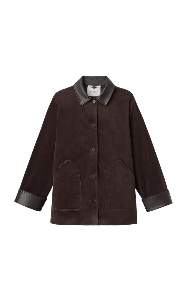 Cotton Corduroy Quilted Car Coat