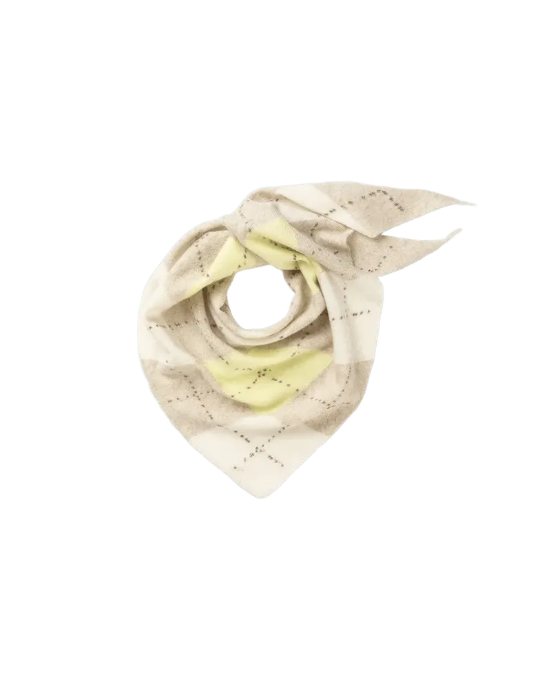 Clan Natural Argyle Cashmere Bandana