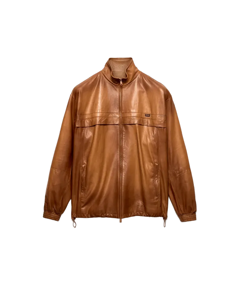 Nappa leather jacket