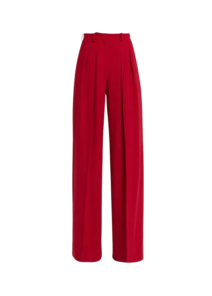Michael Kors Collection Pleated Wide-Leg Trousers