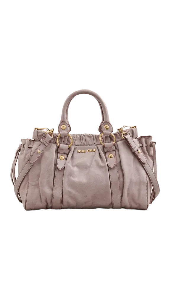 Miu Miu Leather Convertible Handbag