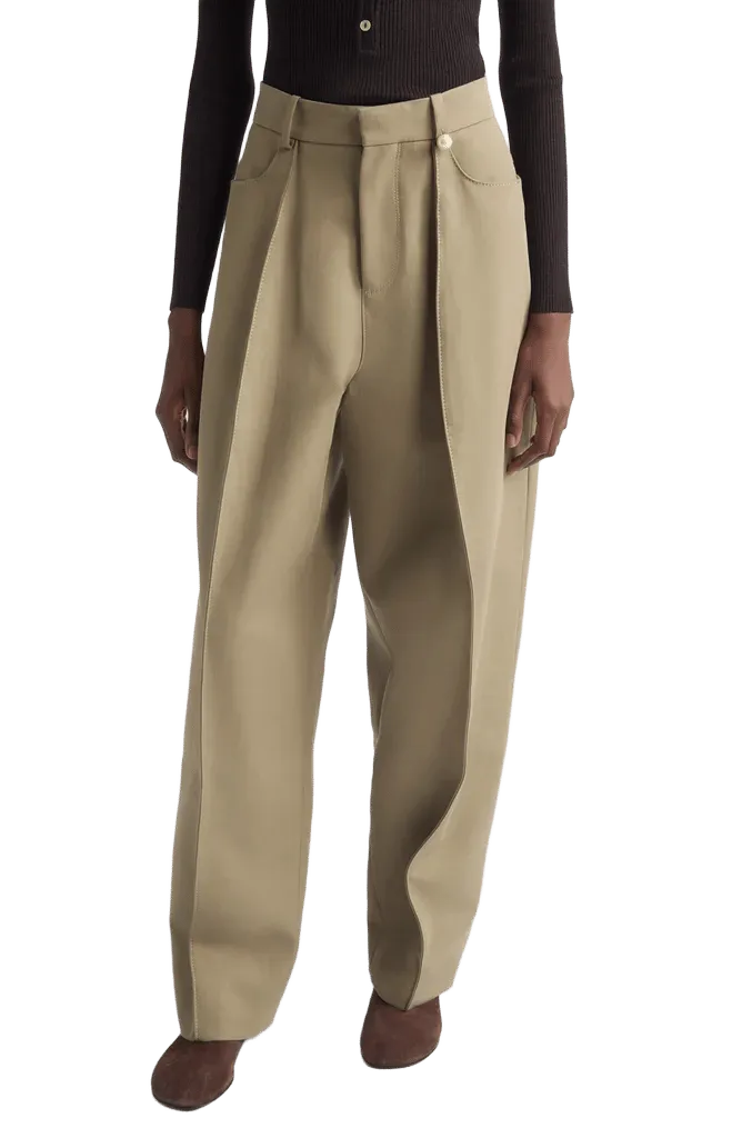 Borrowed Tailored High Waist Wide Leg Pants