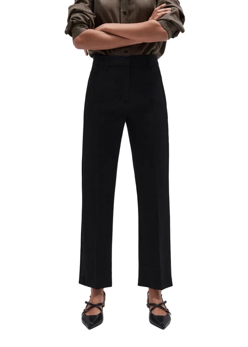 Slim Crop Tux Trouser