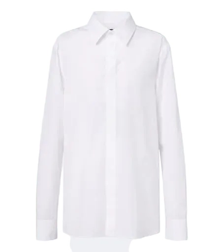 Cotton poplin shirt