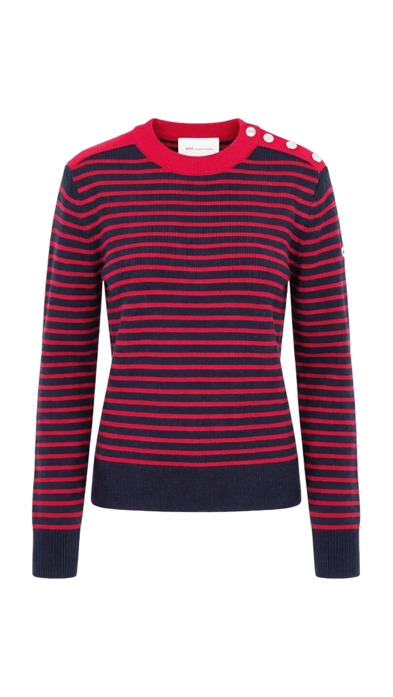 Striped Crewneck Sweater