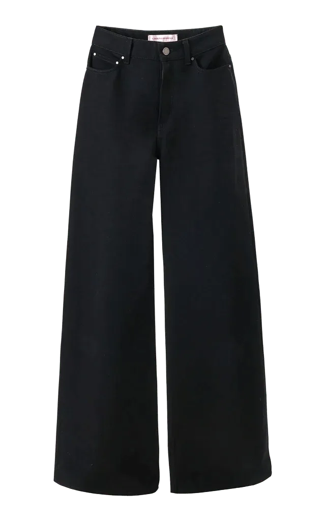 High-Rise Denim Wide-Leg Jeans