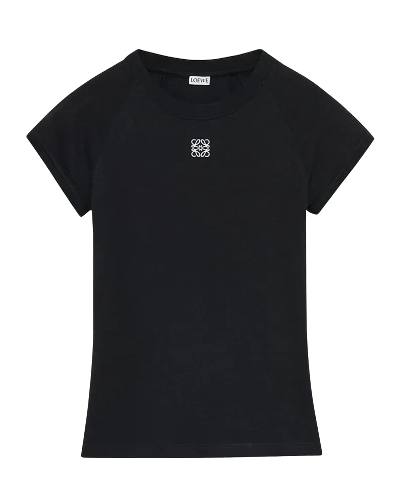 Ribbed Anagram Short-Sleeve Tee