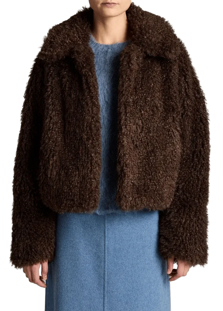 Faux-Fur Cropped Jacket