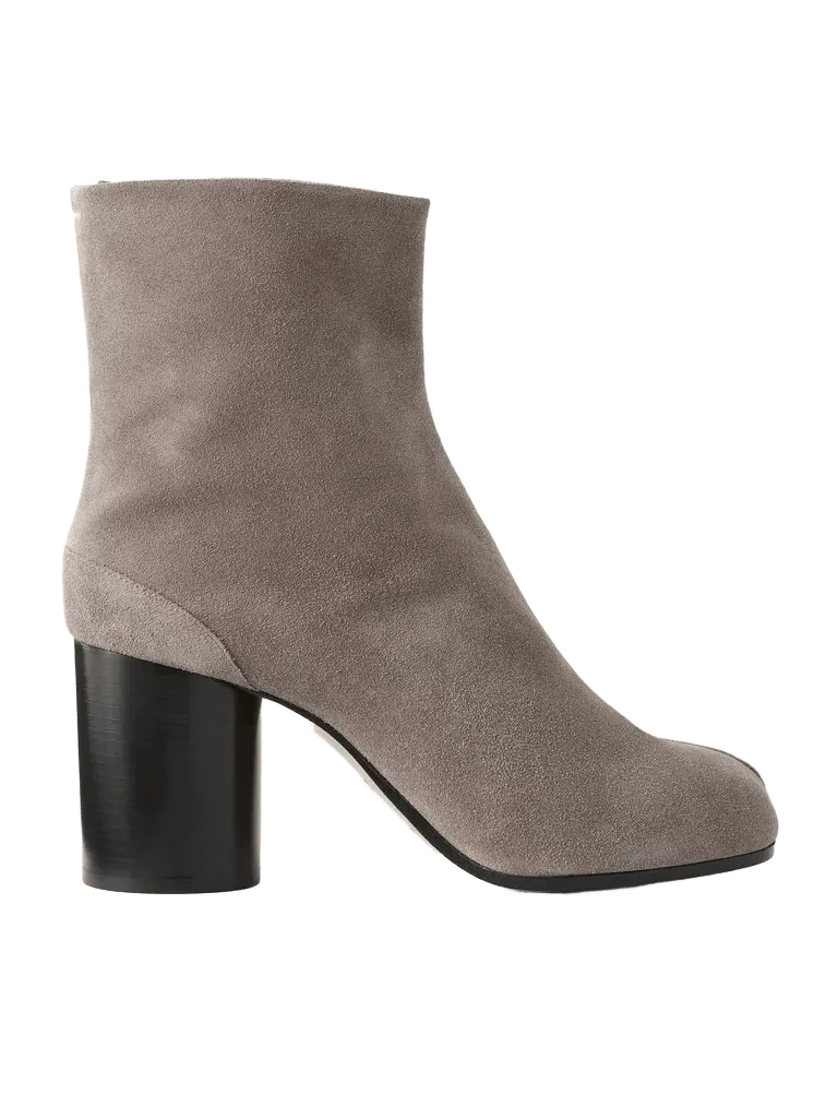 Tabi split-toe suede ankle boots