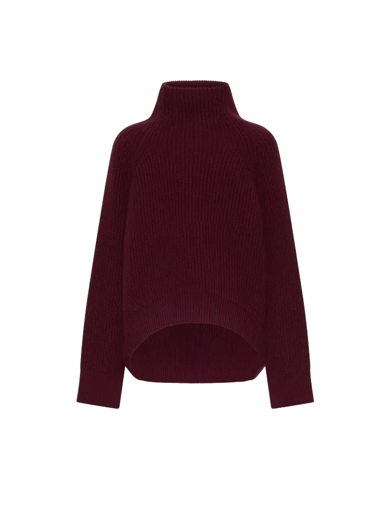 Laica Sweater in Blood Red