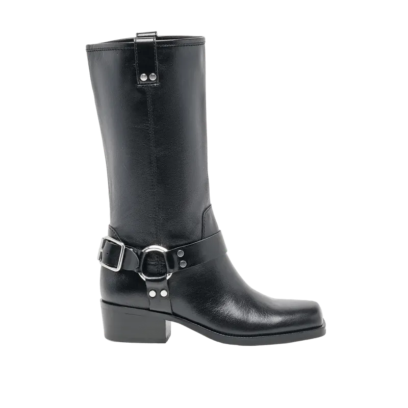 Rolan Boots Black Patent Leather