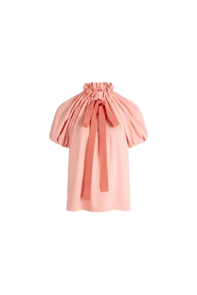 Voluminous organic cotton top