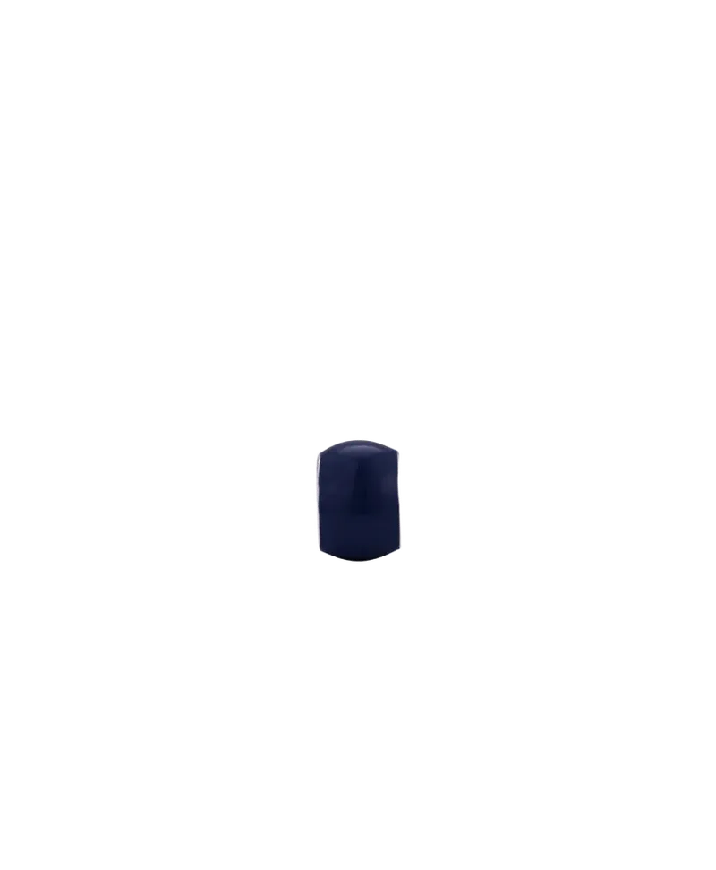Wide Navy Enamel Mini Bead