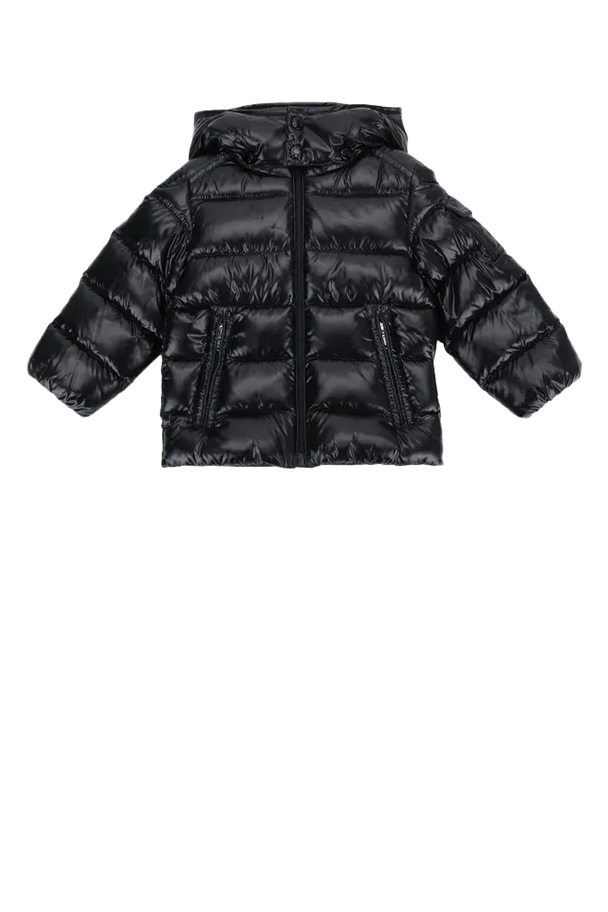 Moncler Jr Jacket Down Jacket — Black
