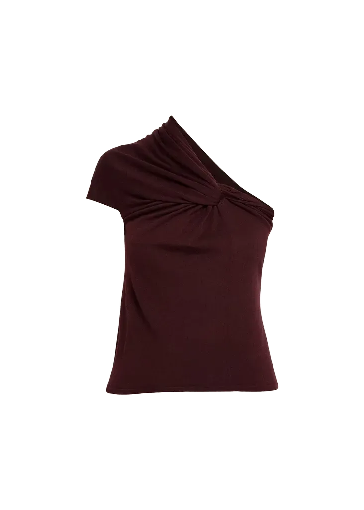 Kaylee Asymmetric Wool Top