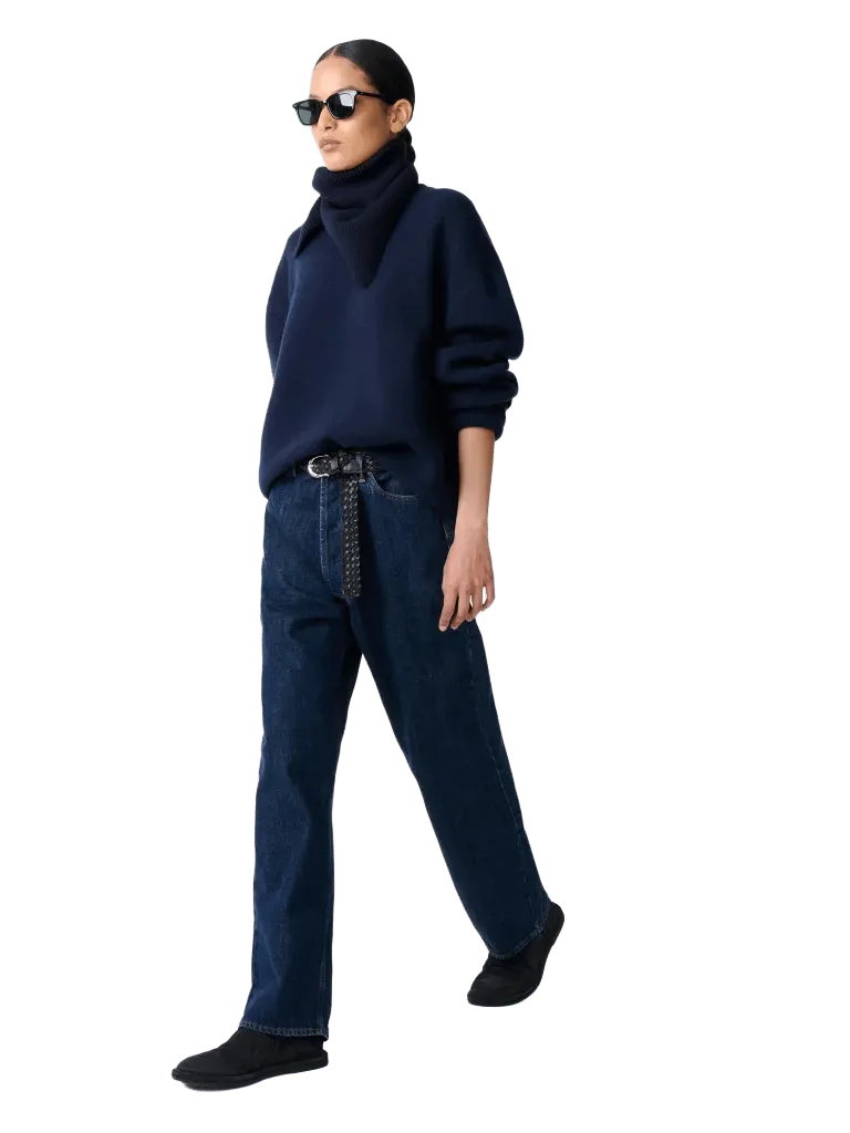 Moray Knit in Dark Navy