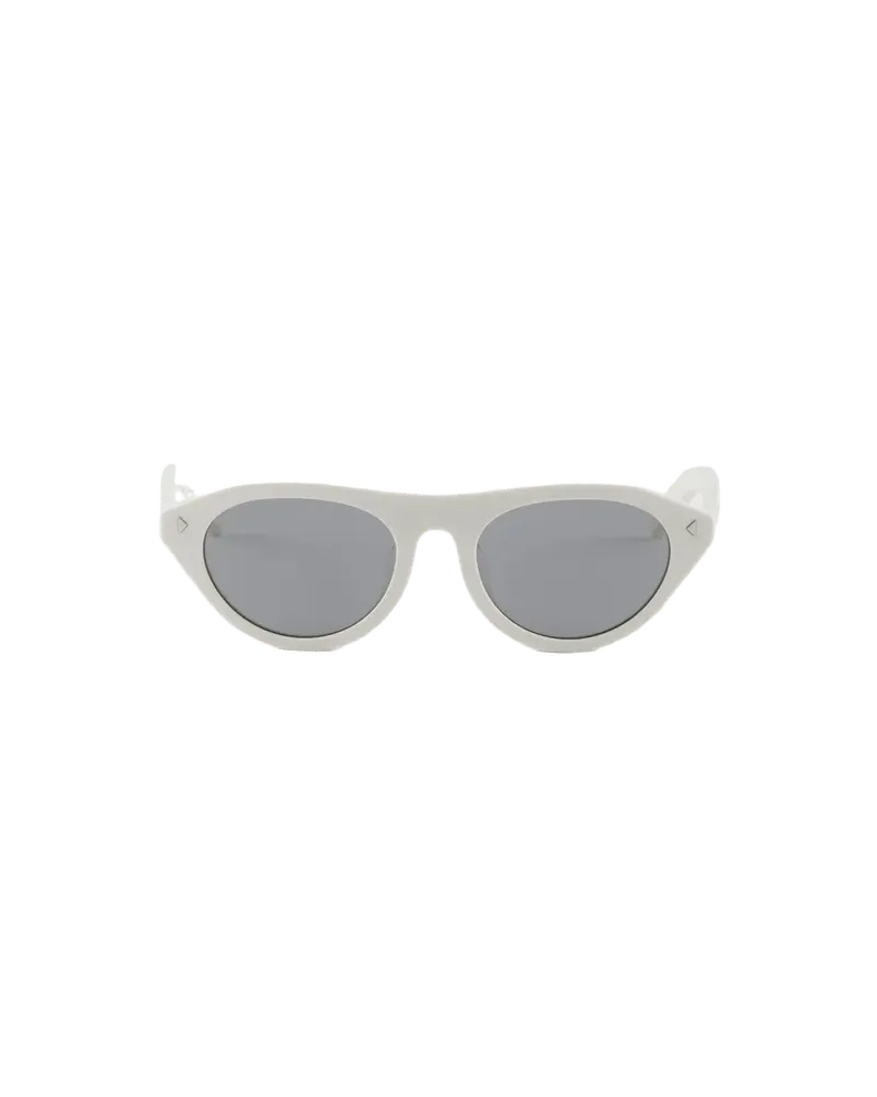 Prada sunglasses with the iconic metal plaque
