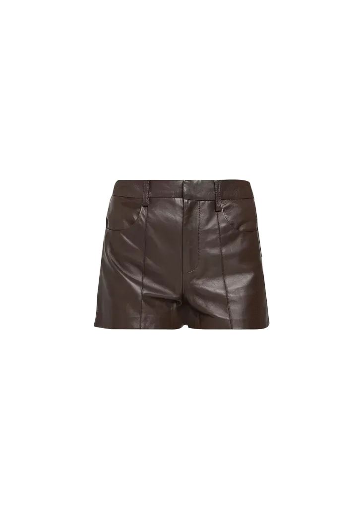 Aurea Leather Shorts