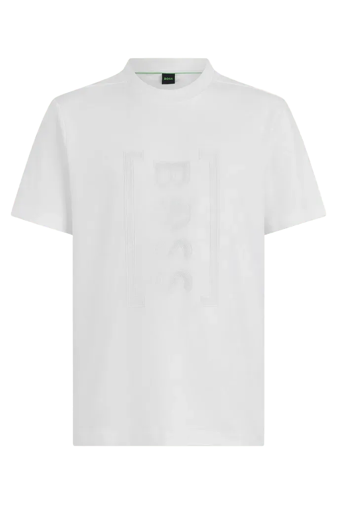 Hugo Boss Cotton Crewneck T-Shirt — White